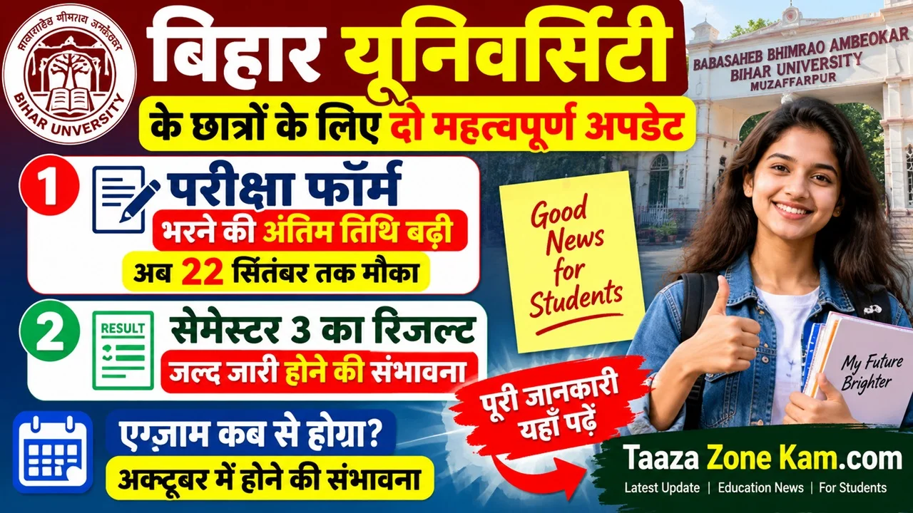 Read more about the article BRABU UG 4th Semester Exam Date 2026 | 2024-28 | Exam Date बढ़ी
